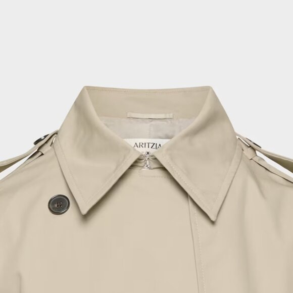 NWT Aritzia New The Finch Trench Coat Marcona Beige L - Picture 9 of 14